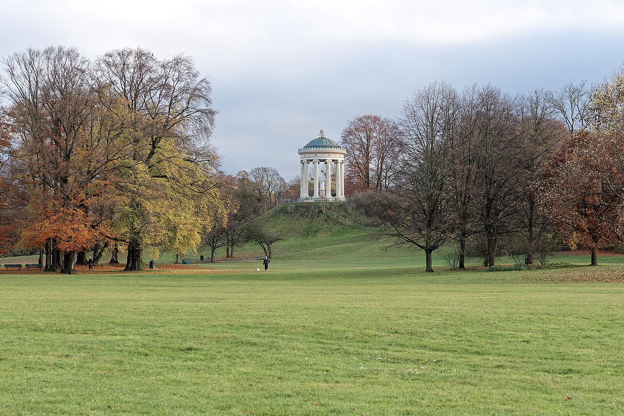 The Monopteros temple in the English Garden