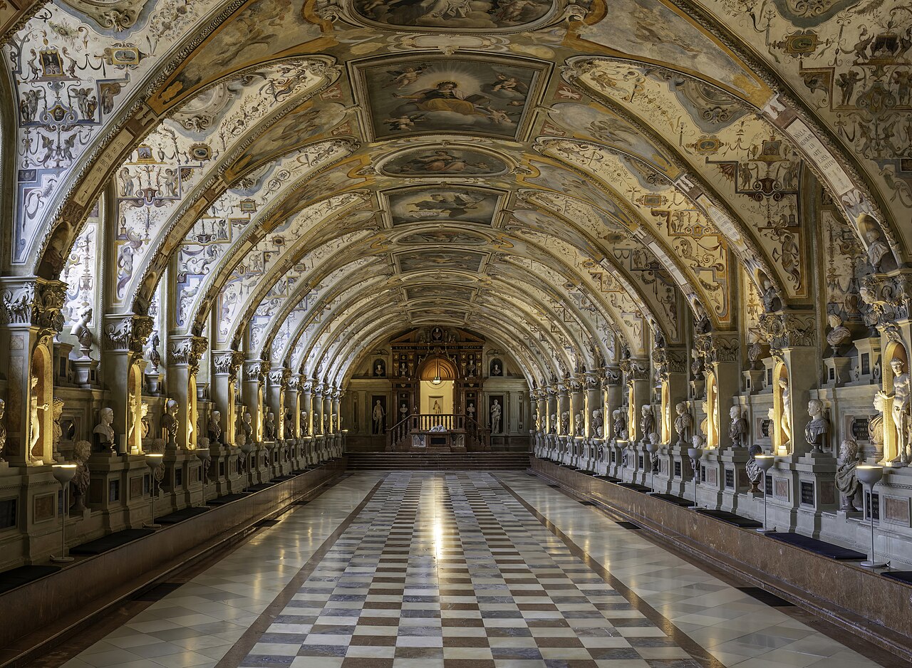 The Antiquarium hall in the Munich Residenz
