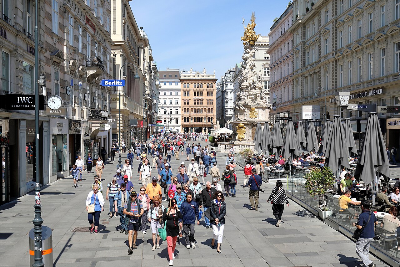 The Graben pedestrian street