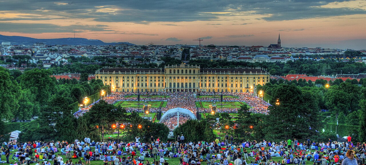 The Vienna Philharmonic's open-air concert at Schönbrunn