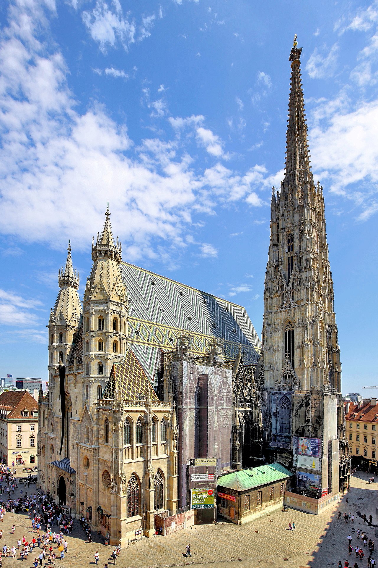 St. Stephen's Cathedral and its tiled roof